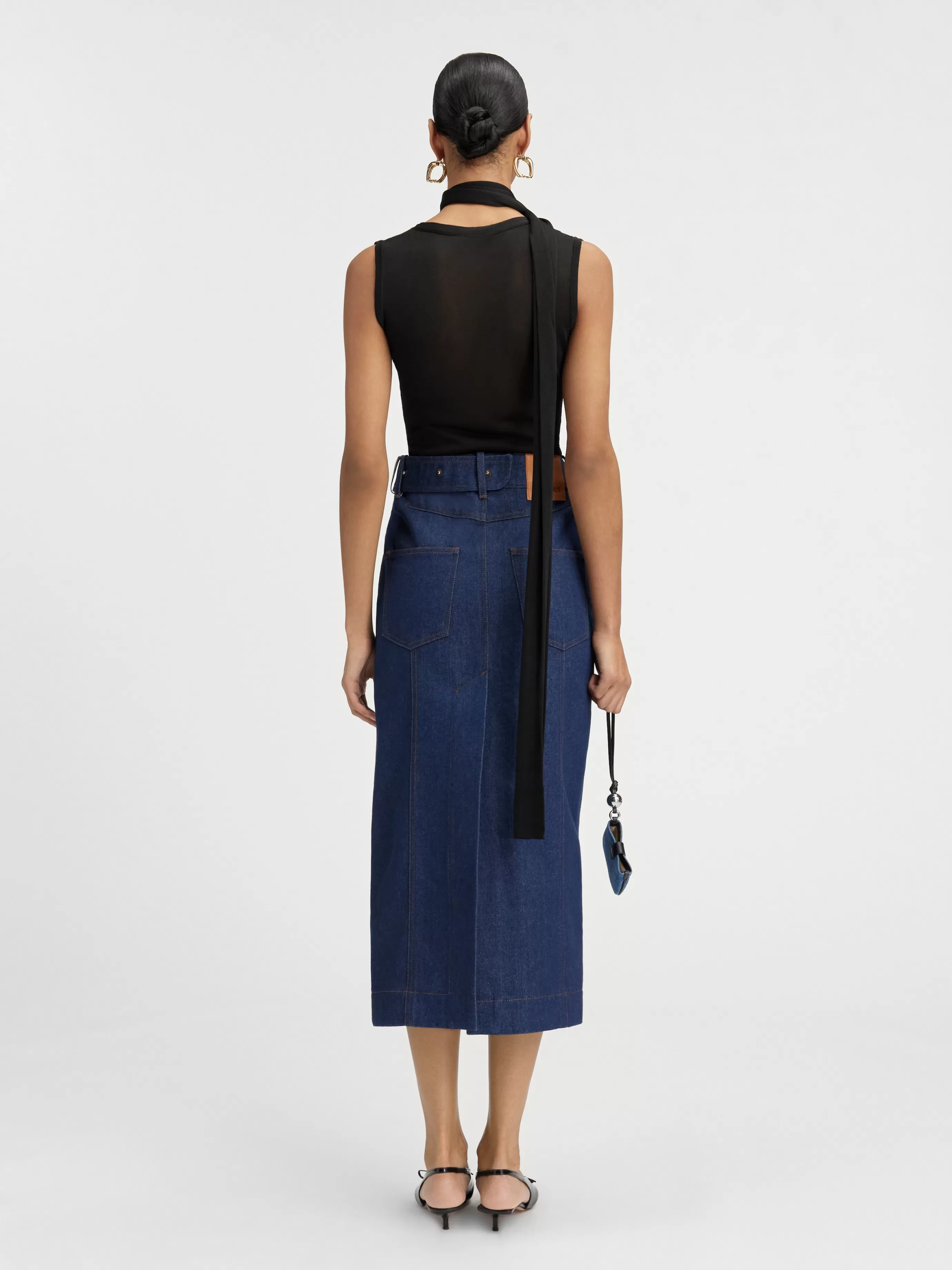 Femme Jacquemus La jupe de-Nîmes Obra