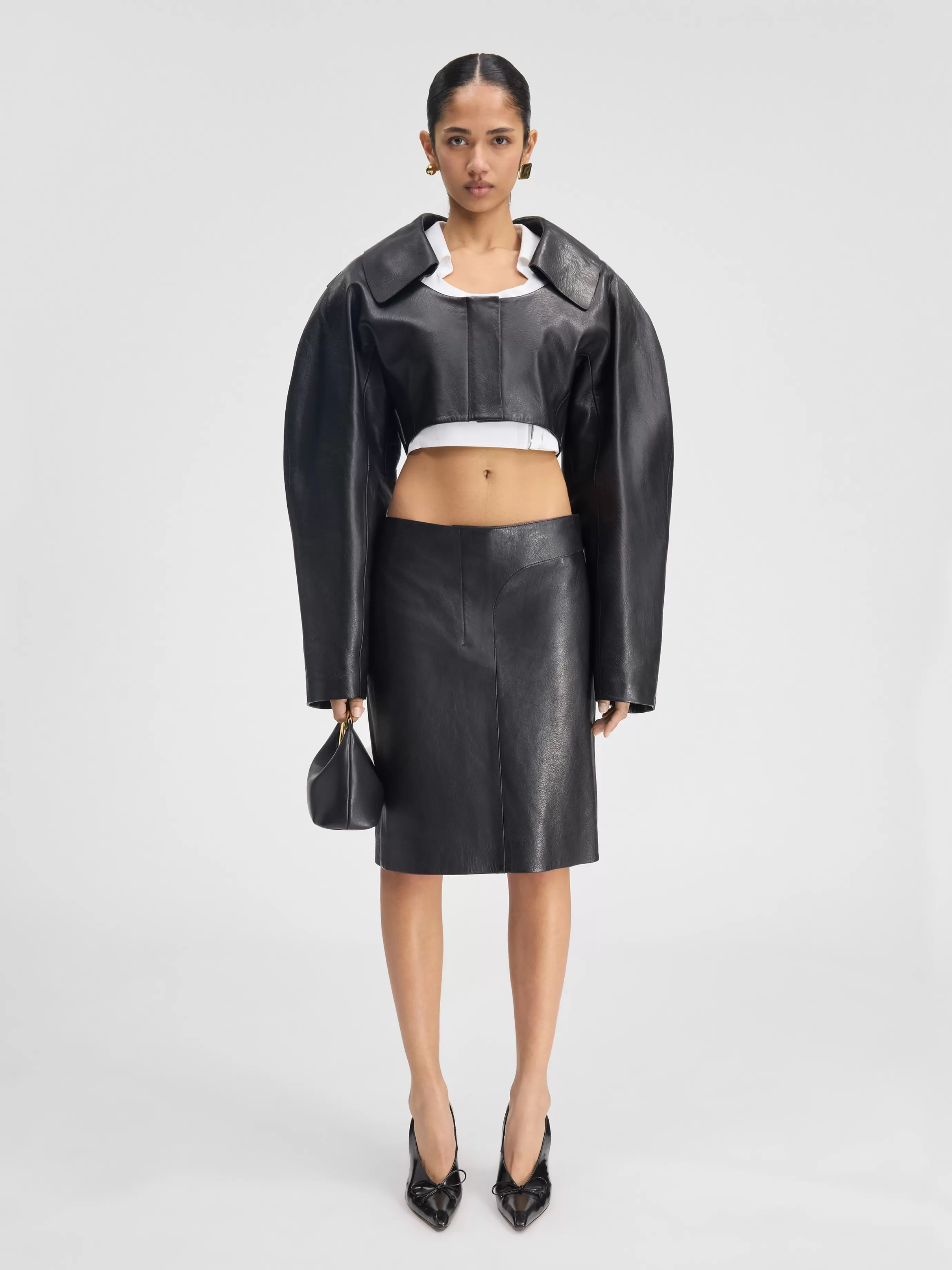 Femme Jacquemus La veste Obra cuir