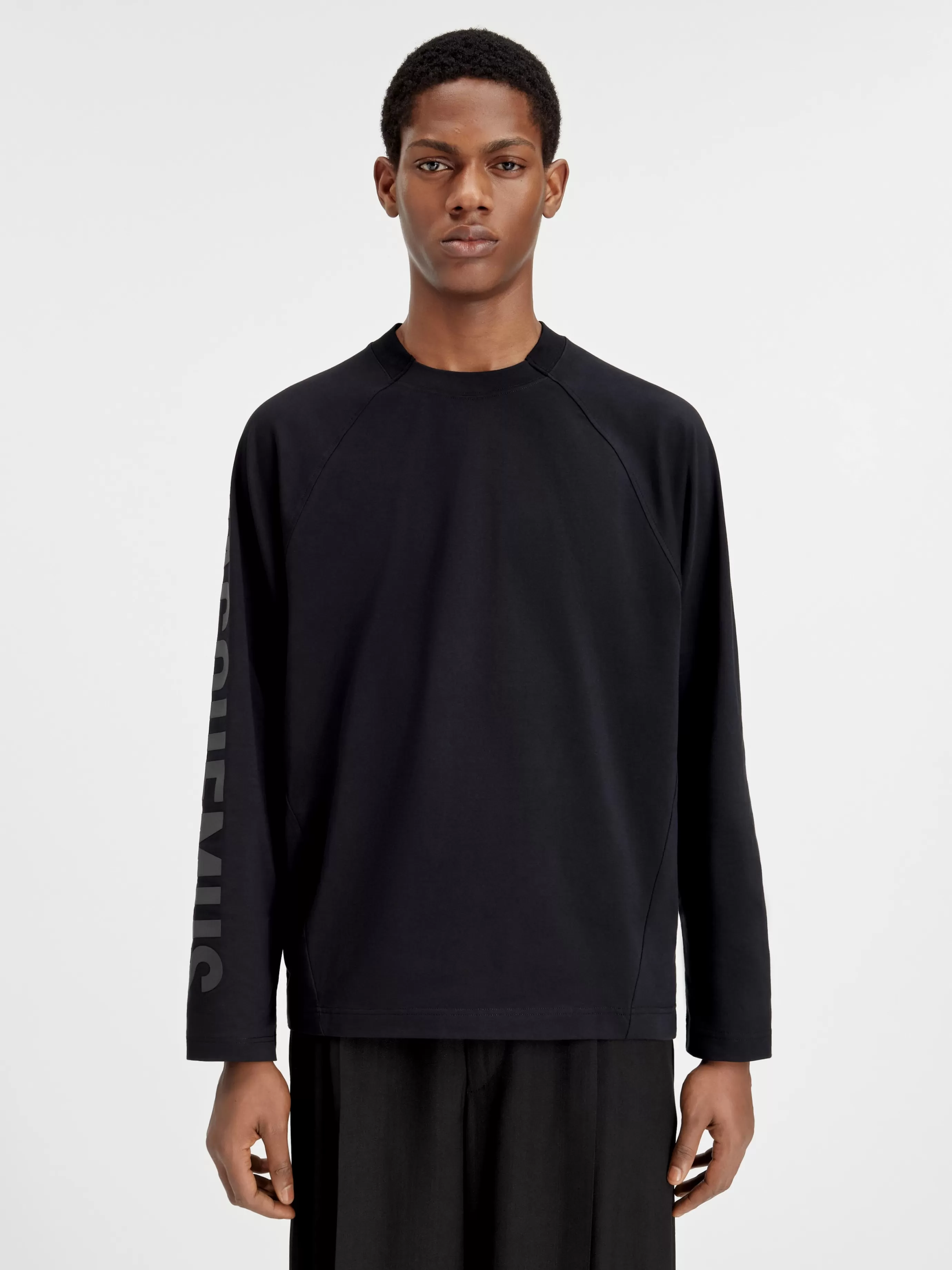 Femme/Homme Jacquemus Le t-shirt Typo manches longues